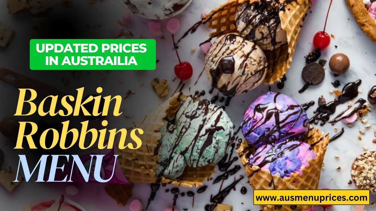 Baskin Robbins Menu prices