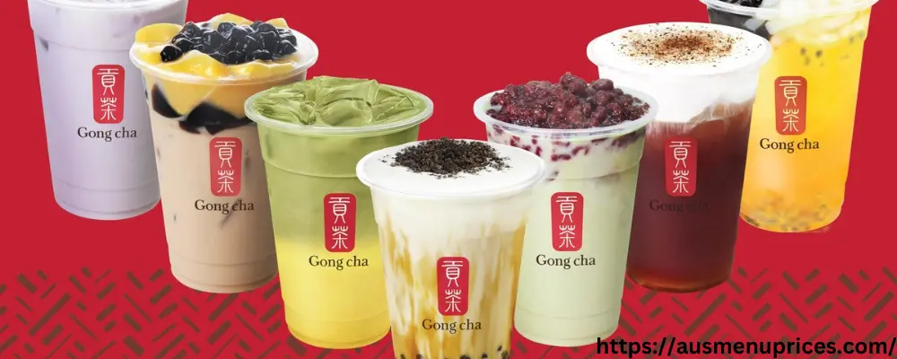 Gong Cha Milk Foam Menu Prices in Australia