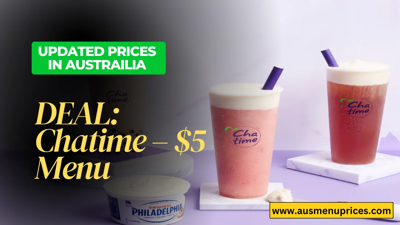 DEAL Chatime – $5
