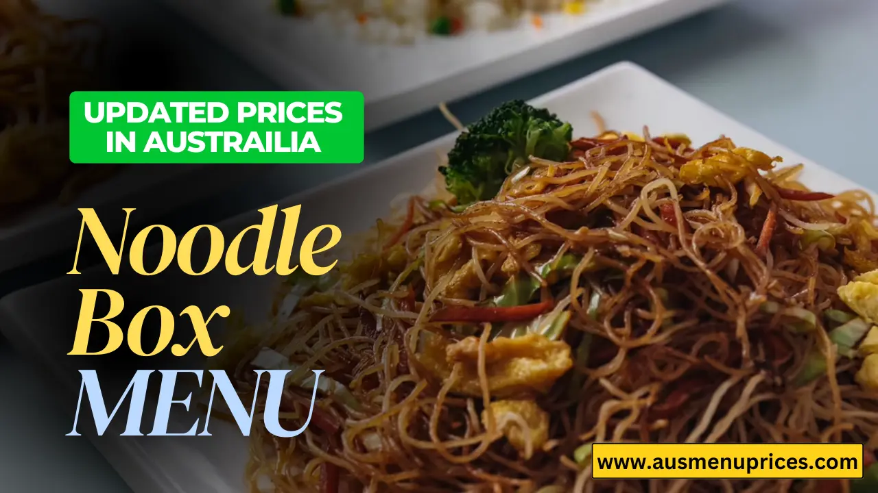Noodle Box Menu Prices