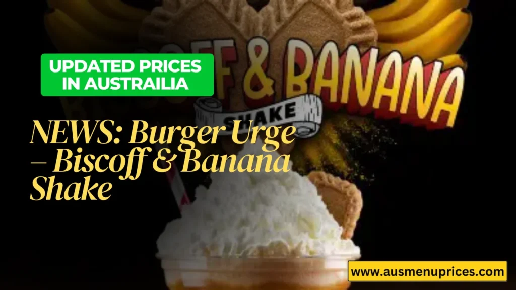 Burger Urge Biscoff & Banana Shake