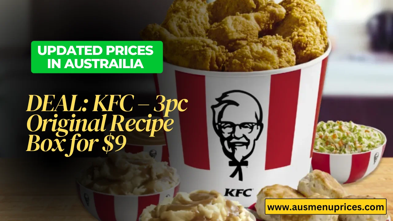 KFC Menu Deal