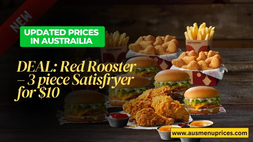 Red Rooster menu Deal