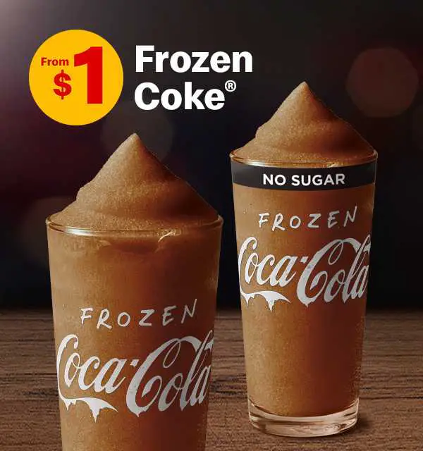 mcdonaldsFrozen Coke $1
