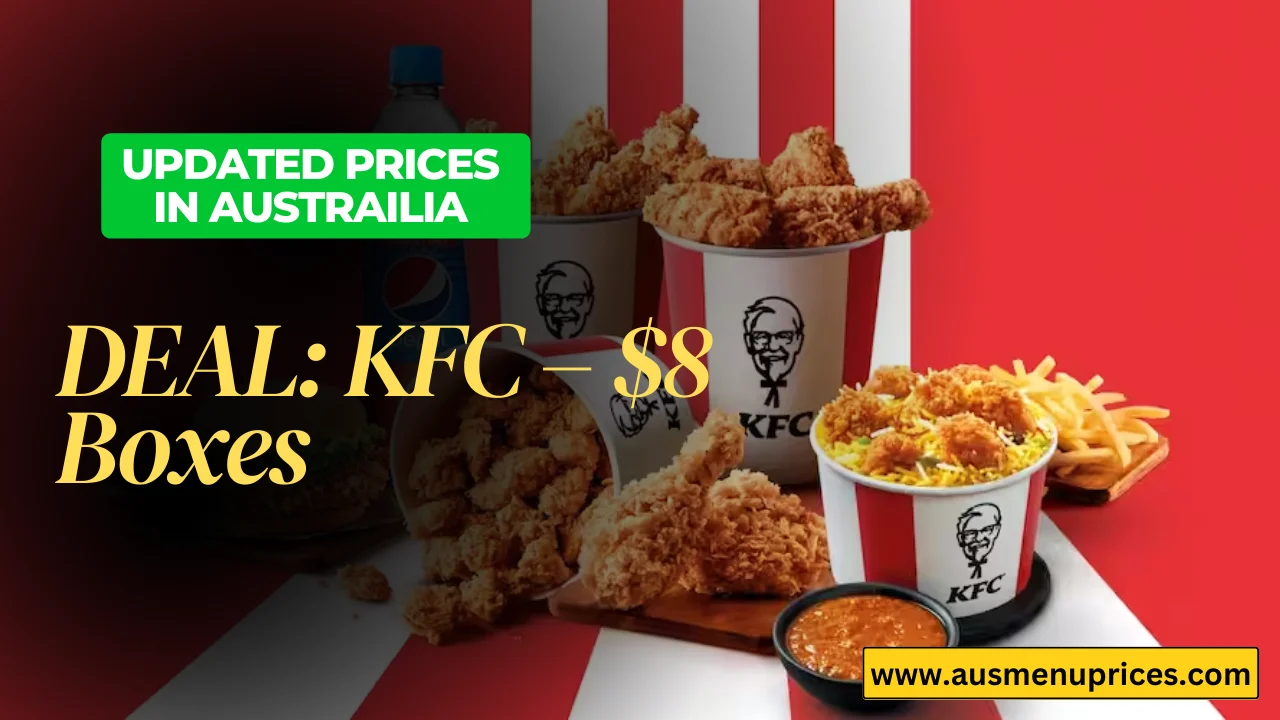 DEAL KFC – $8 Boxes