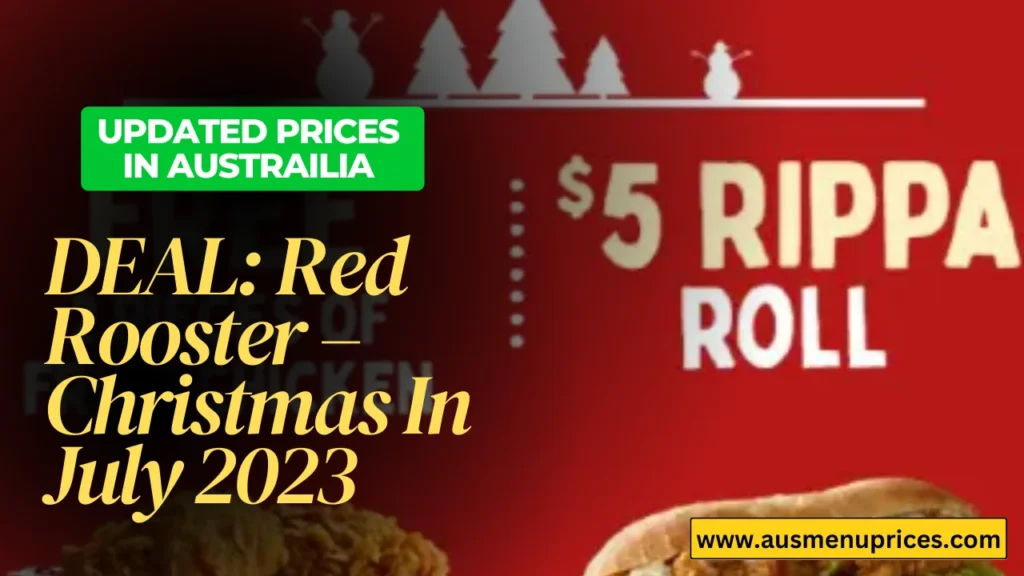 DEAL Red Rooster – Christmas In July 2023